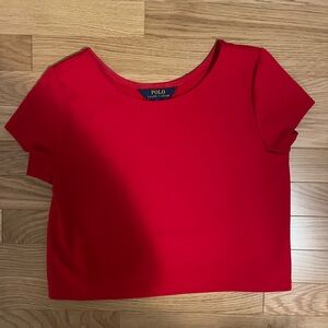 Red Polo Ralph Lauren red short sleeve top